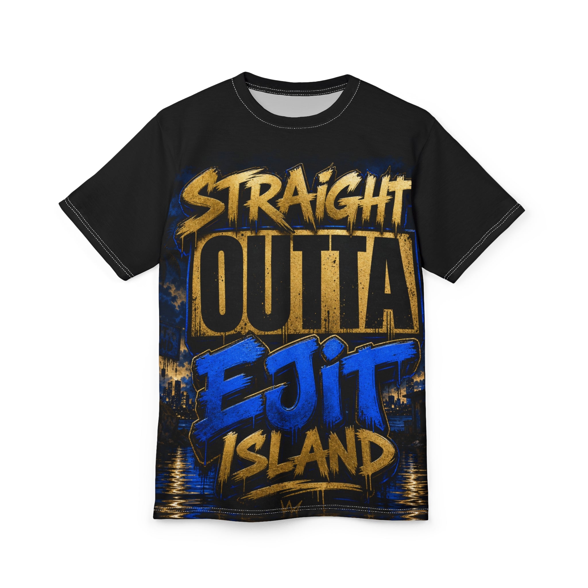 Straight Outta Ejit Island Graphic Tee