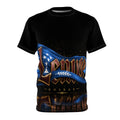 Kosrae Leviwc Graphic Tee — Island Flag Surf Script All-Over Print