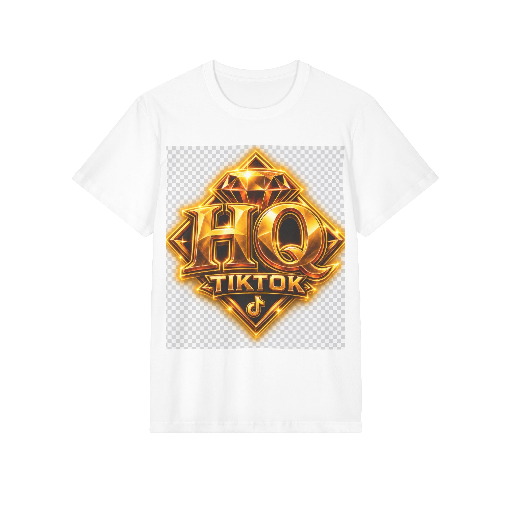TikTok HQ Gold Emblem T-Shirt — Gamer/Streamer Logo Tee