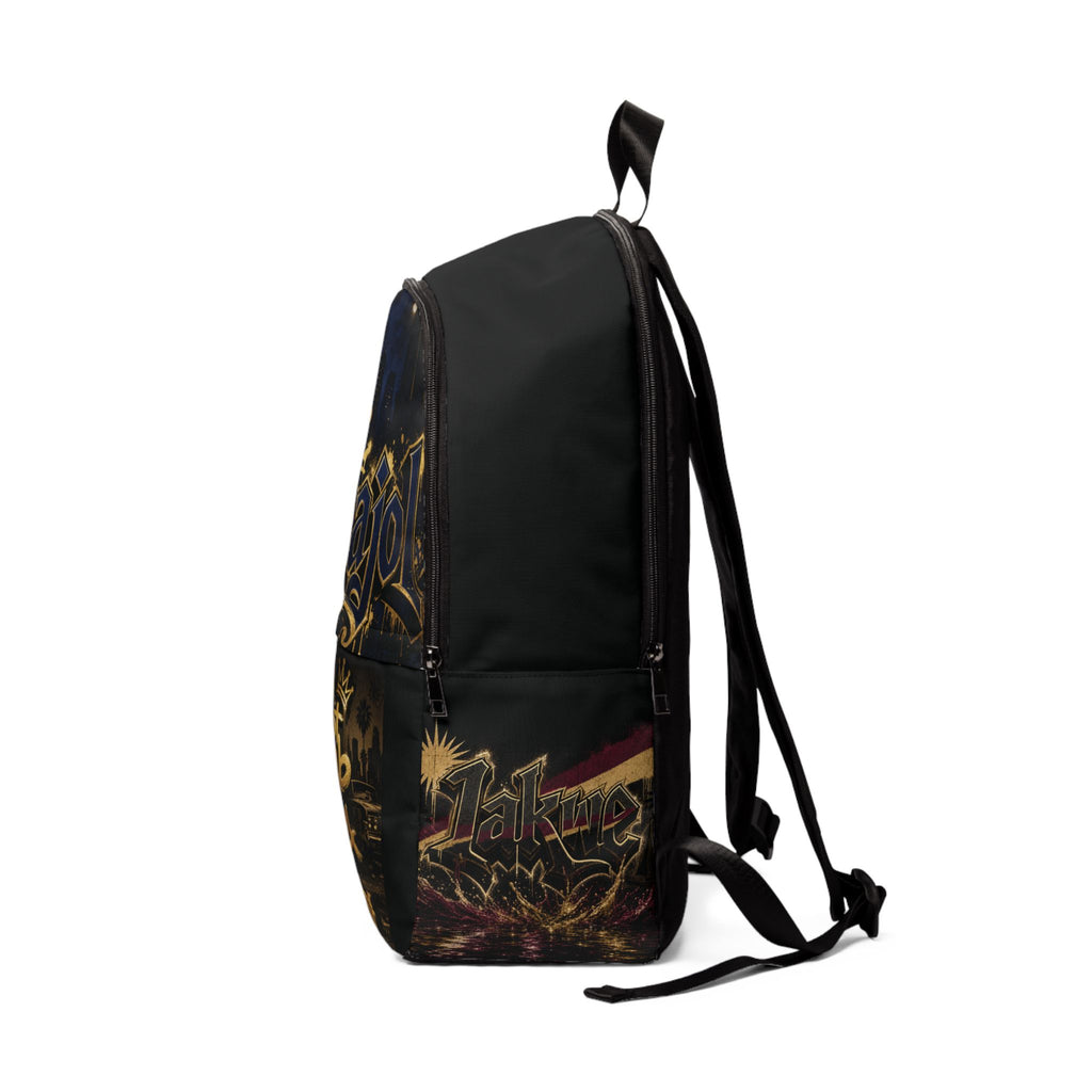 Graffiti Crown Backpack — 'Rimajol' Street Art Print
