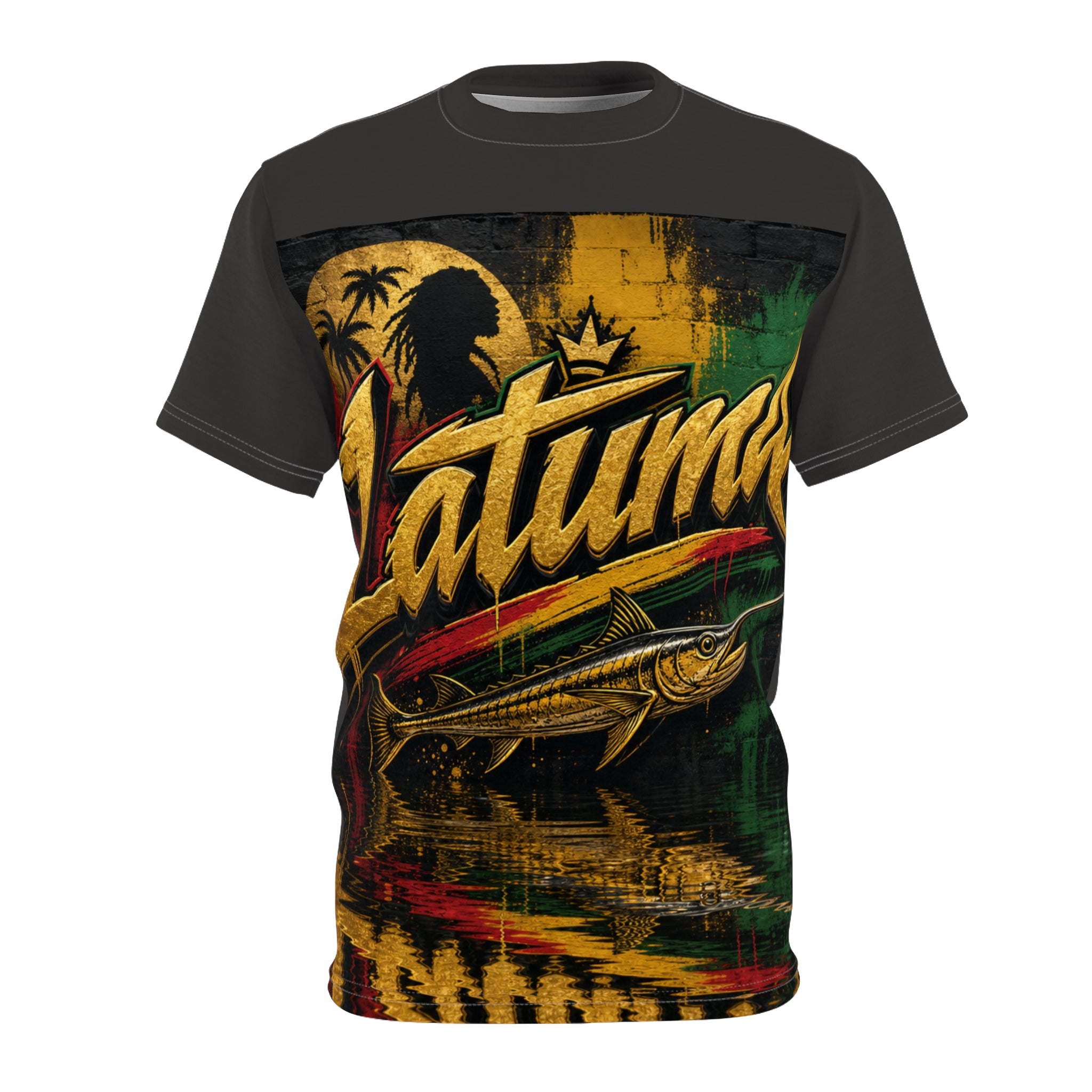 Latuma Fishing Tee — Tropical Marlin Graphic Shirt