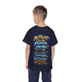 Kids Jersey – “My Parent Are My Superhero” Graphic Sports Tee